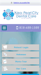 Mobile Screenshot of aieapearlcitydentalcare.com