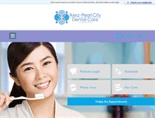 Tablet Screenshot of aieapearlcitydentalcare.com